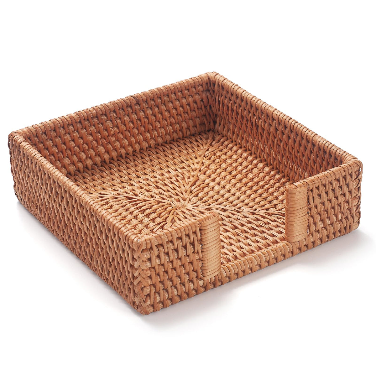 YANGQIHOME rattan napkin holder square top view for elegant table organization
