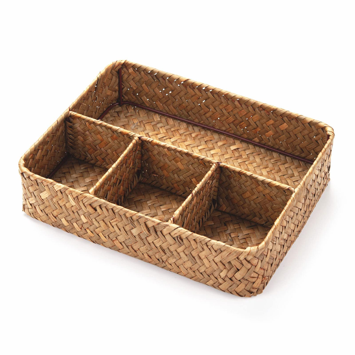 YANGQIHOME tea bag holder with divided compartments for tidy tea storage.