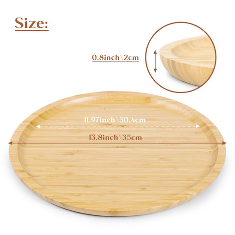 YANGQIHOME wood charcuterie board 13-8-in for cheese and fruit.