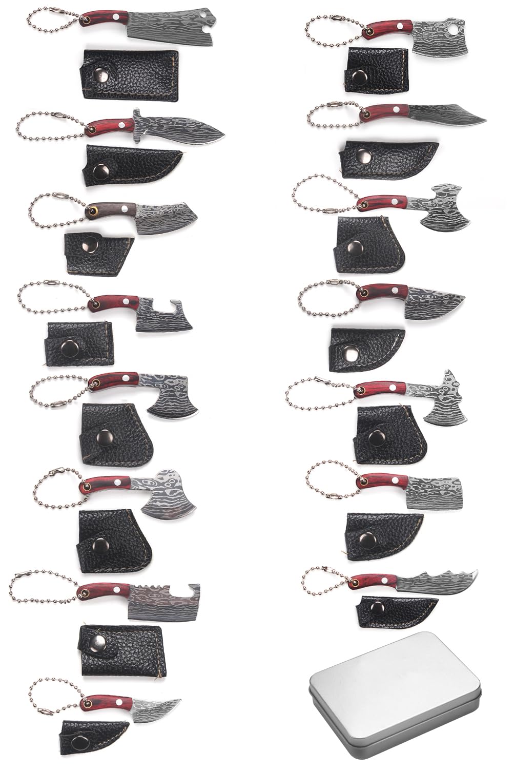 Yangquan mini knife set pocket sheath ready for on the go tasks