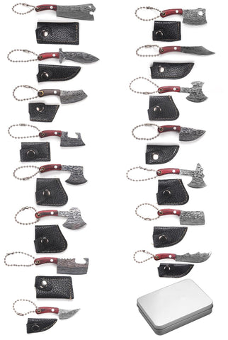 Yangquan mini knife set pocket sheath ready for on the go tasks