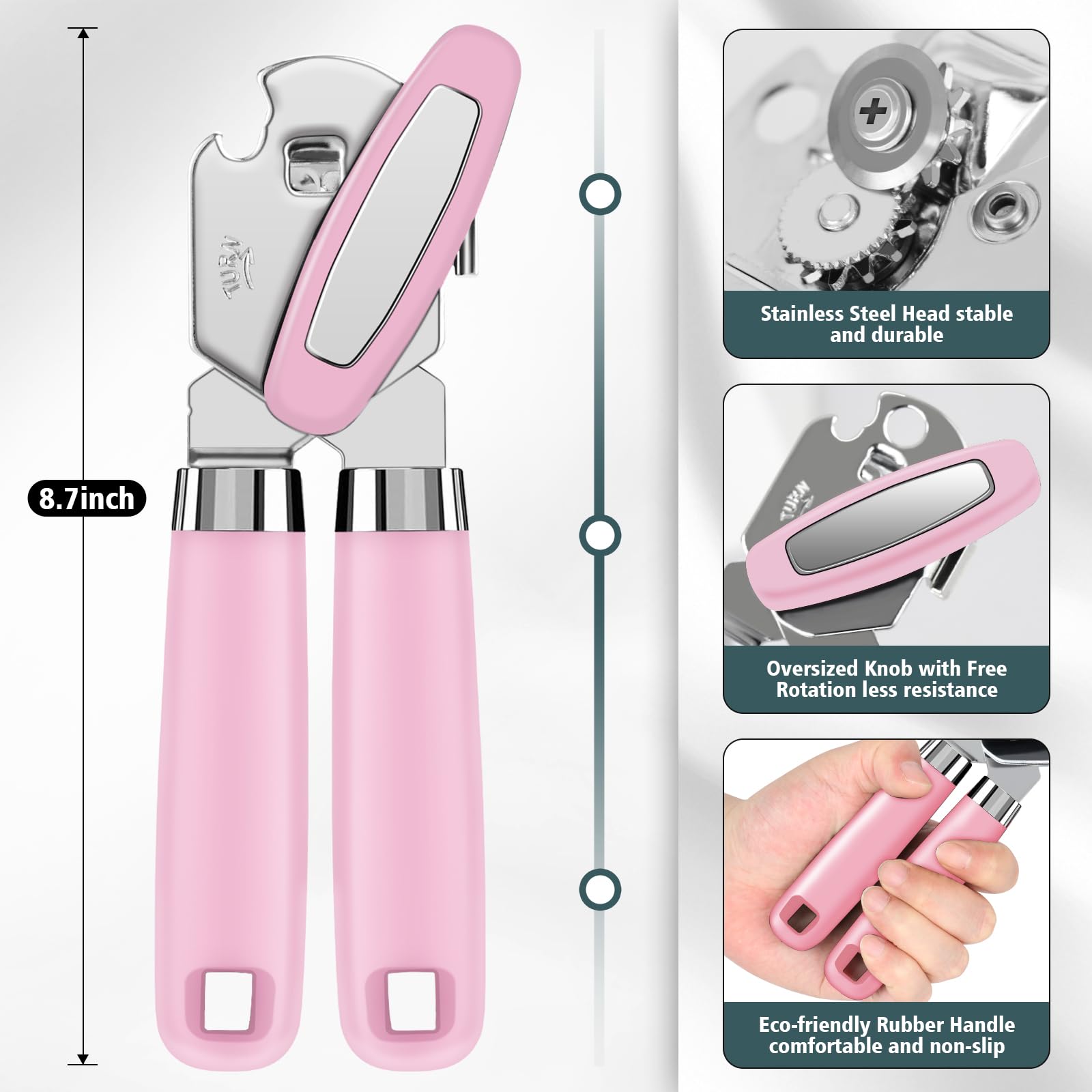 Yannier multifunctional kitchen tool showcases bottle-opener function for quick drinks at home or bars.