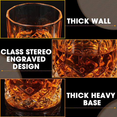 Yaomiao classic-design whiskey glass for an elegant drinking experience.