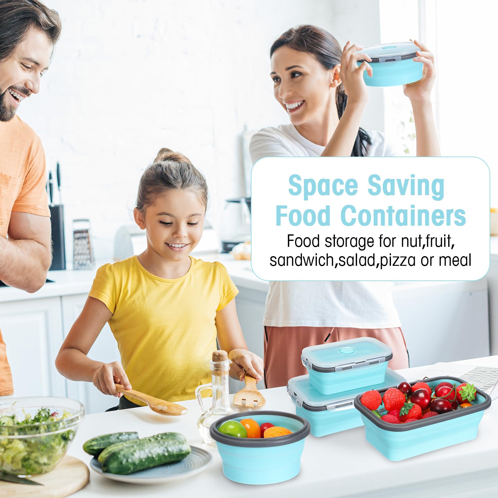 Yaomiao microwave-safe silicone bowls heat leftovers safely and evenly