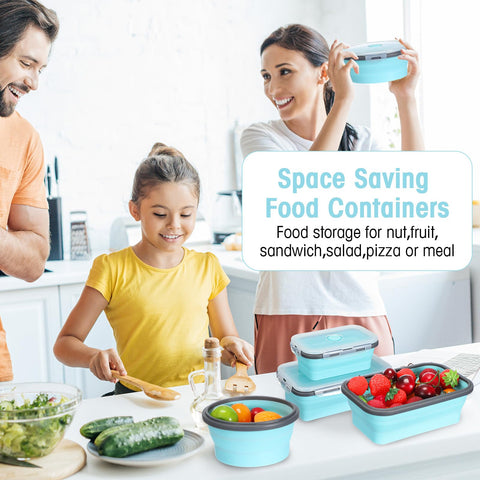 Yaomiao microwave-safe silicone bowls heat leftovers safely and evenly