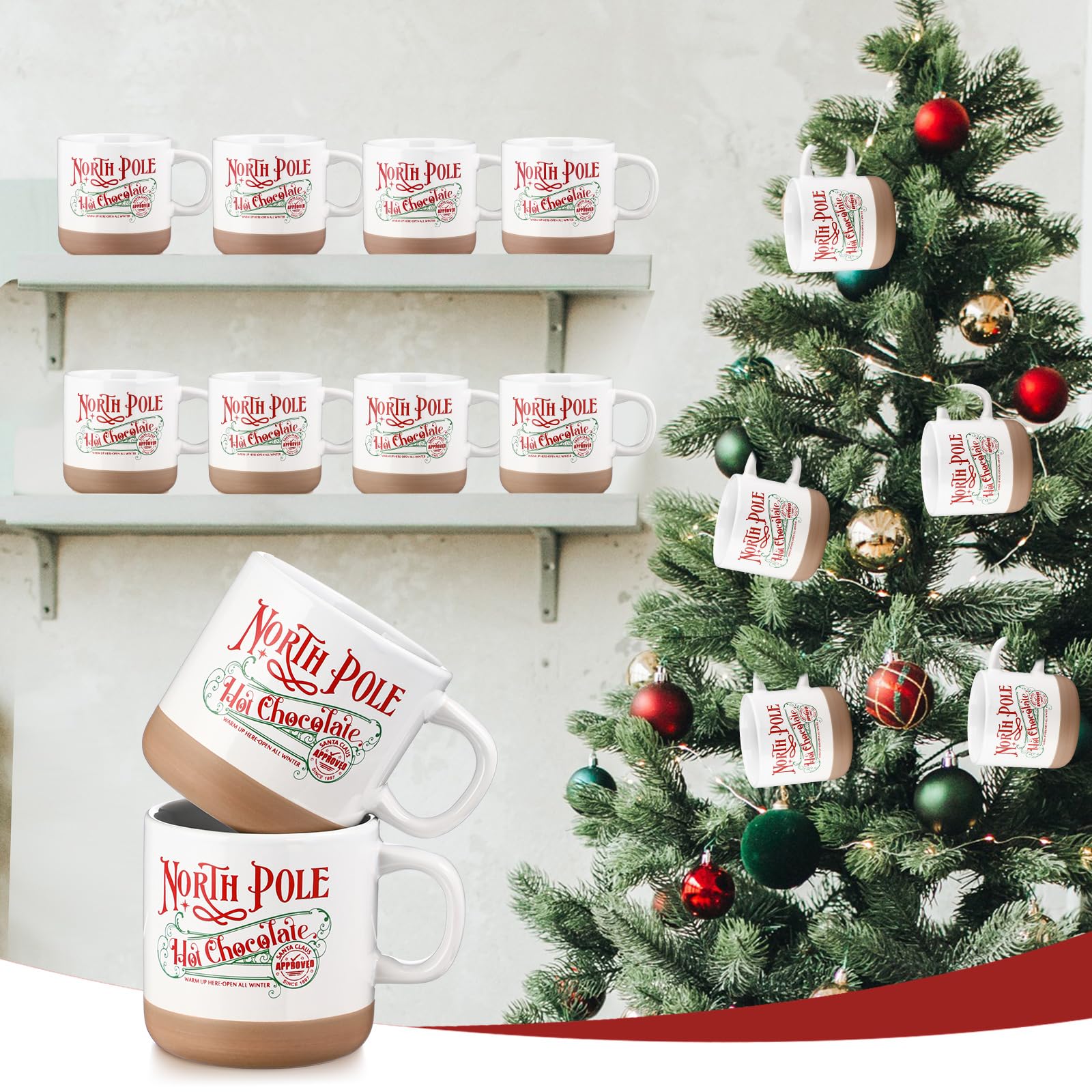 Yaomiao festive Christmas design mug enhances decor and gifting vibes.