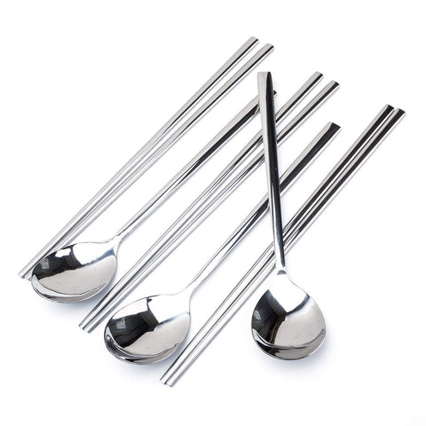 YAPULLYA ergonomic long-hand design for comfortable extended dining.
