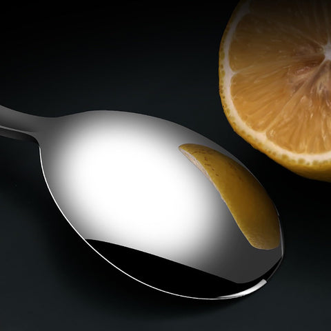 YAPULLYA 304 stainless steel spoon with 18/8 composition.