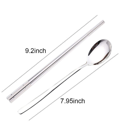 YAPULLYA stainless steel soup spoon with long handle for easy stirring.