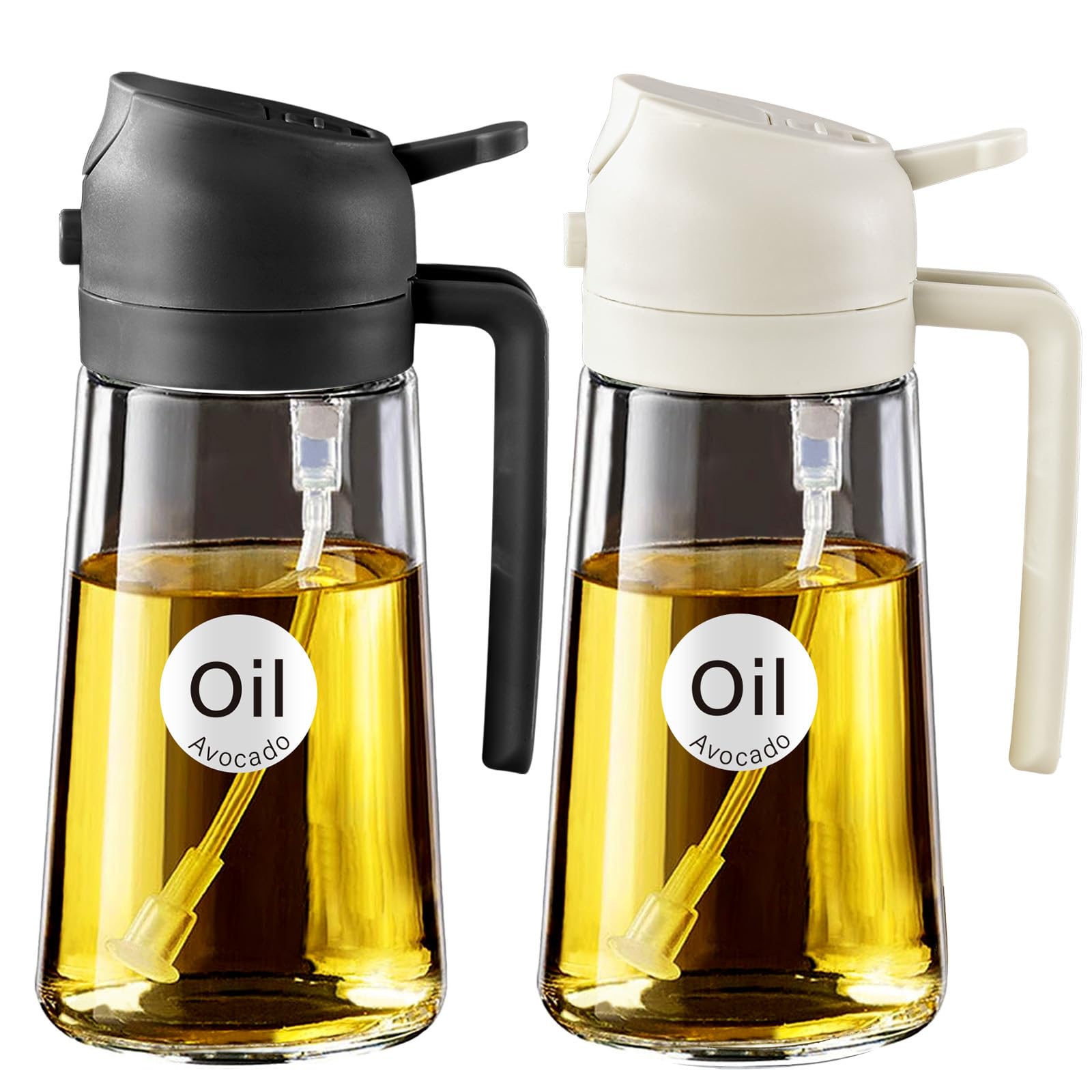 YARRAMATE dual-design oil sprayer for sprays and pours, versatile kitchen tool.