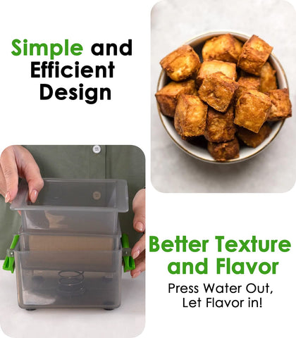 YARKOR Tofu Press showing 10KG spring for firm texture.