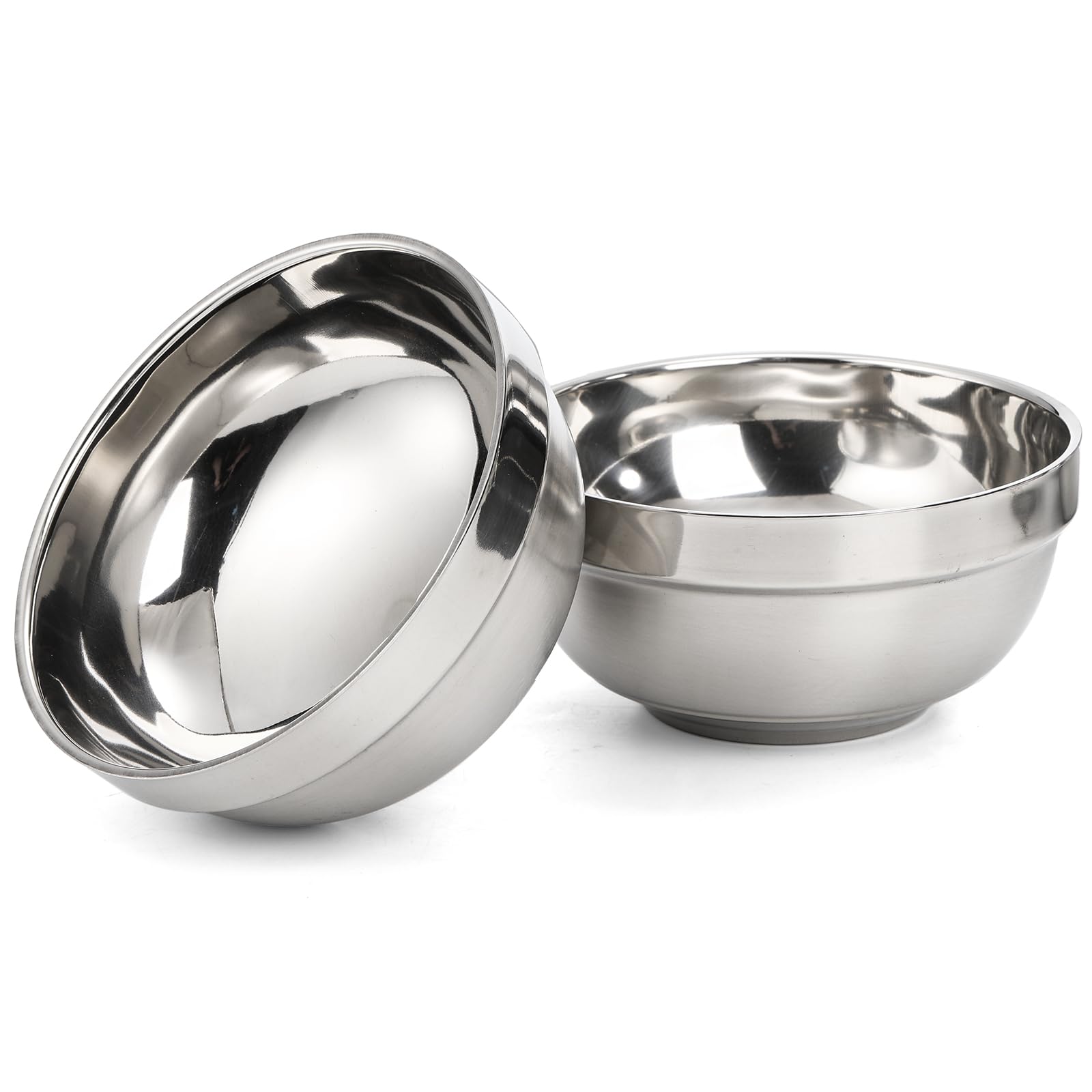Yarlung 18/8 food-grade stainless steel bowls for daily use.