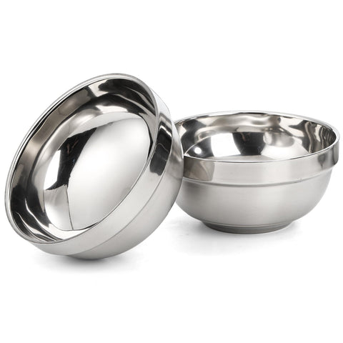 Yarlung 18/8 food-grade stainless steel bowls for daily use.