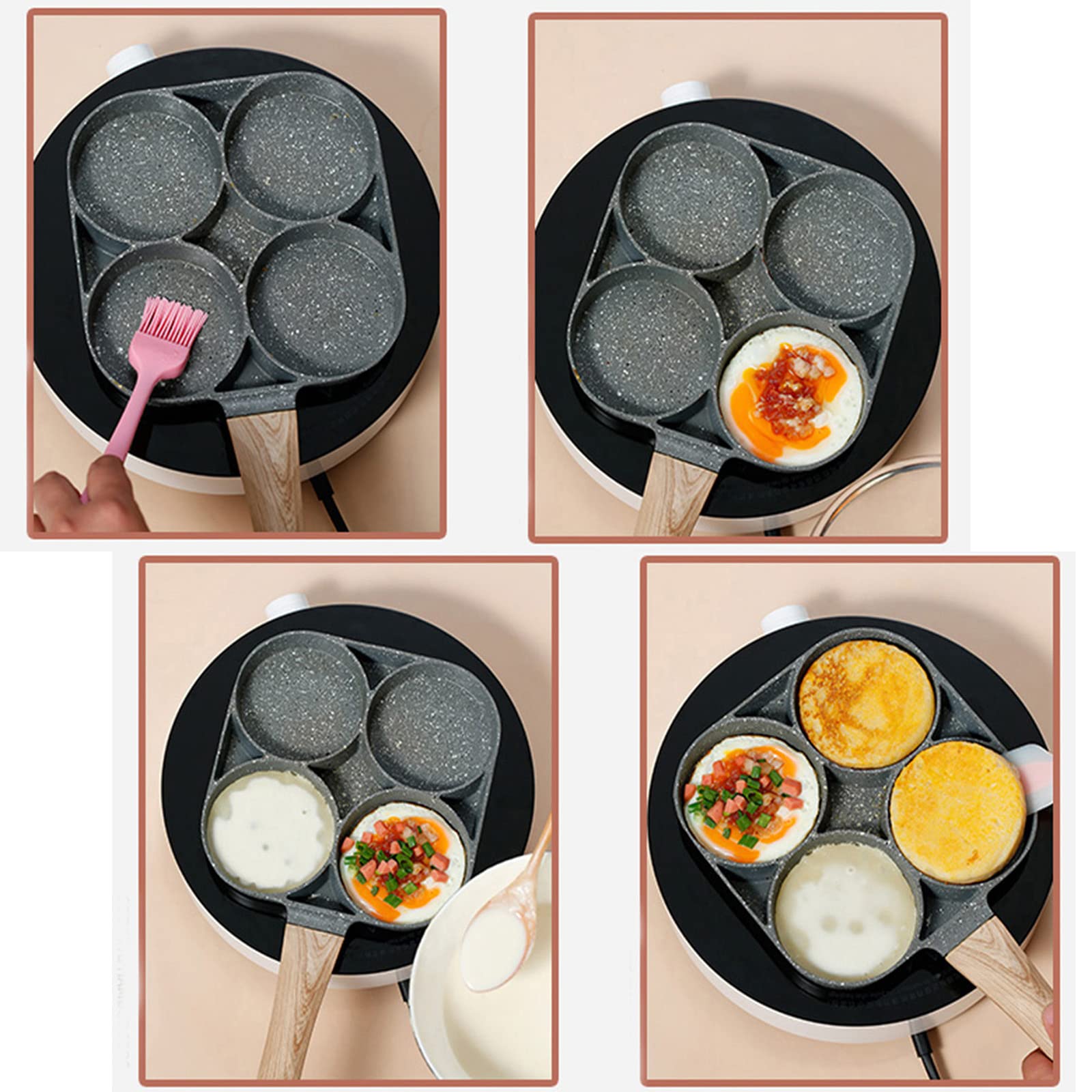 Yarlung pan bottom promotes even heat distribution for consistent results.