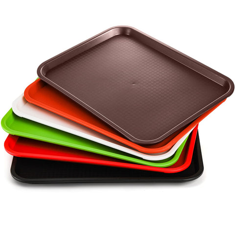Yarlung 16x12 black tray provides sturdy, neat dining setup