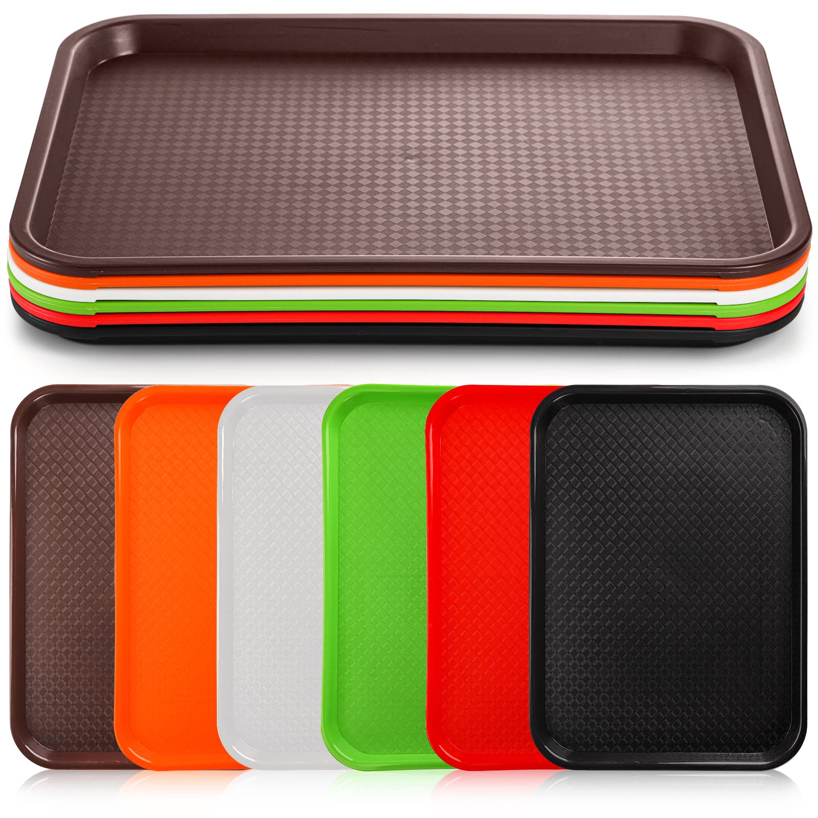 Yarlung 16x12 orange tray for easy serving and self-bussing