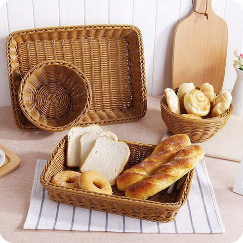 Yarlung multi-use basket ideal for bread, crackers, or small items.
