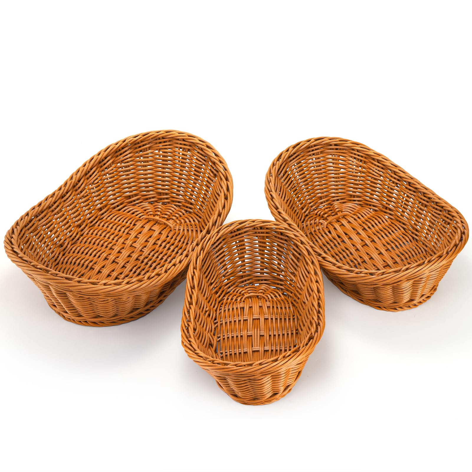 Yarlung basket on an outdoor table serving snacks.