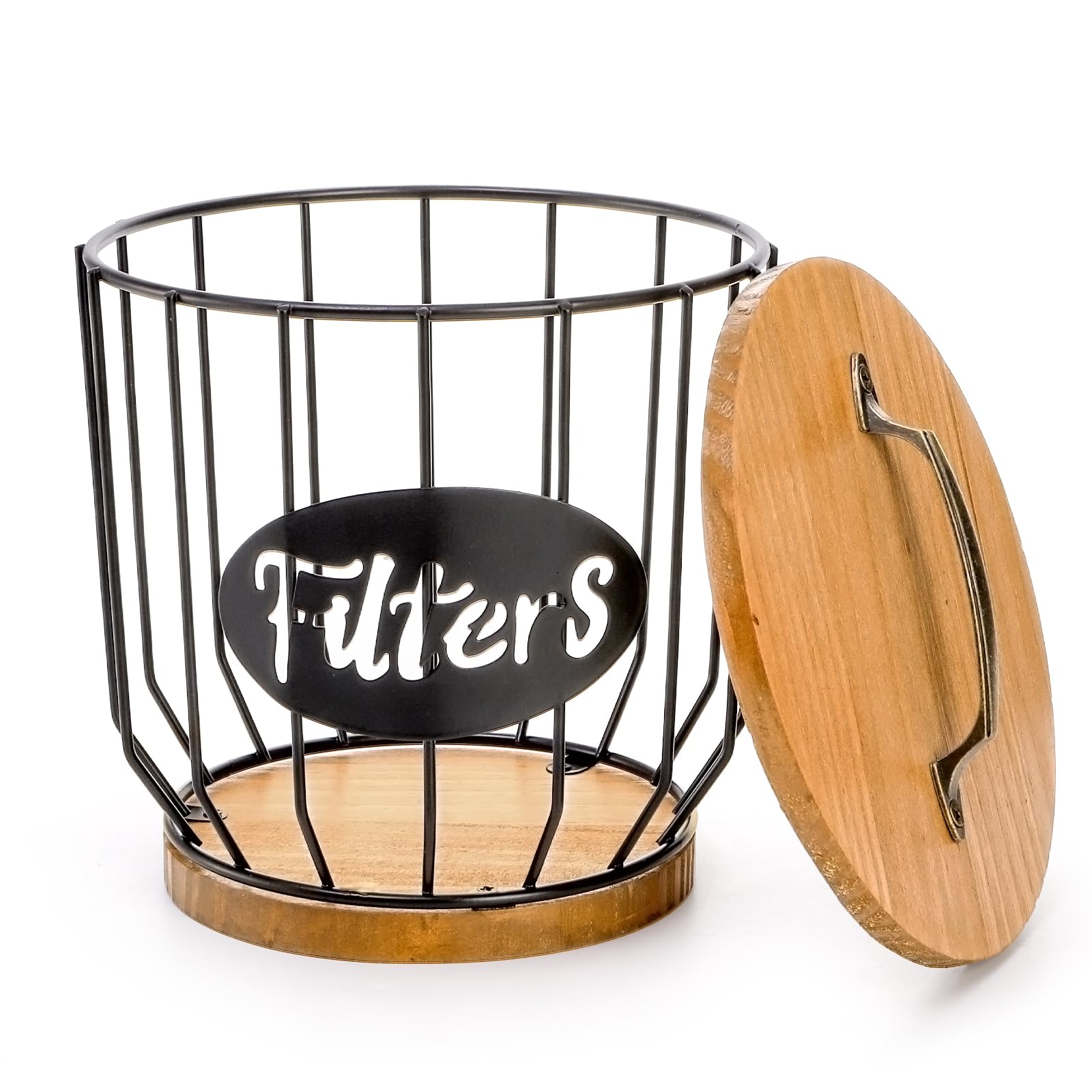 Yarlung coffee filters holder with wide mouth for easy access to contents