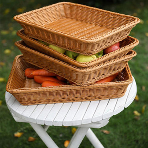 Yarlung durable polypropylene weave basket withstands daily use.