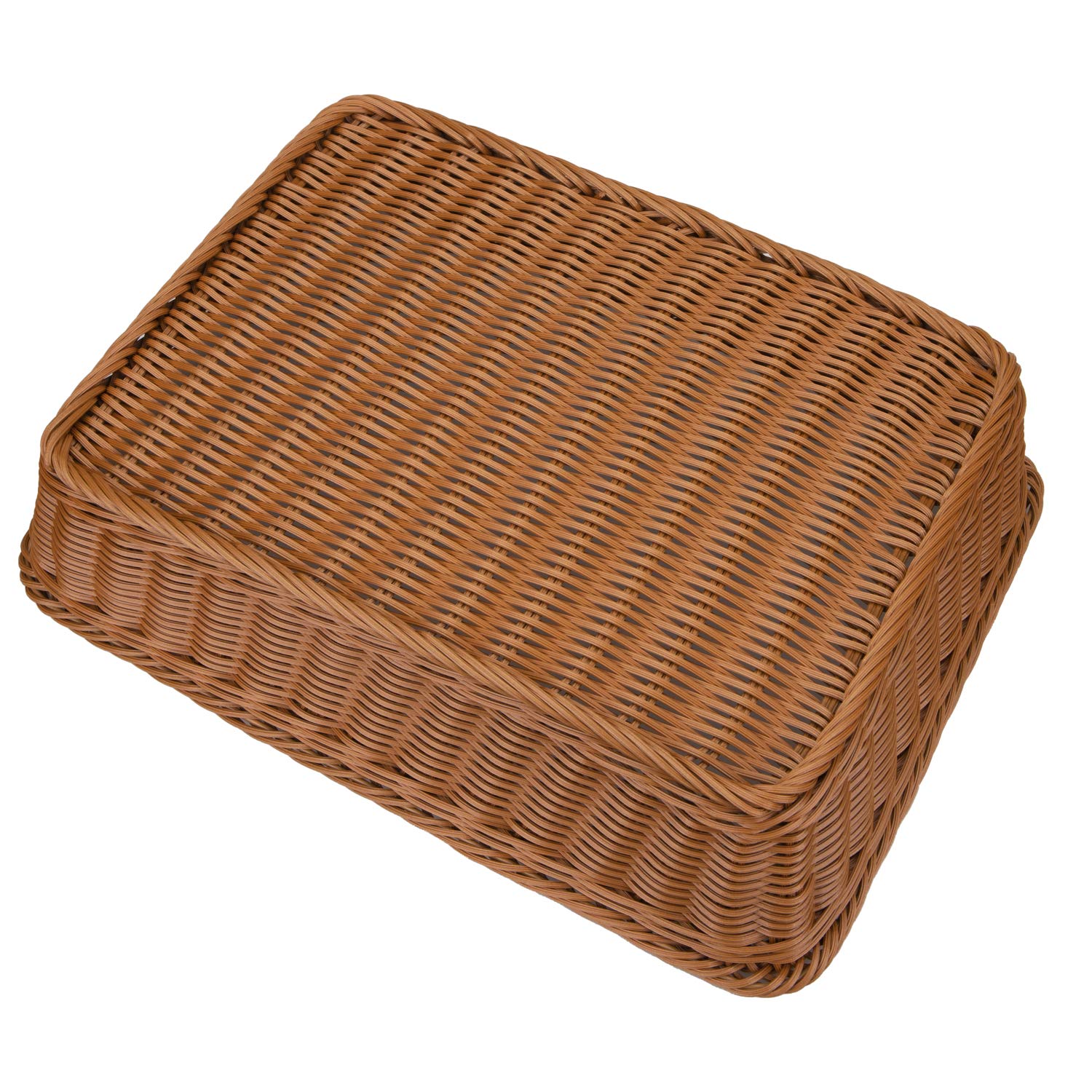 Yarlung imitation rattan brown texture adds warm ambiance to any table.