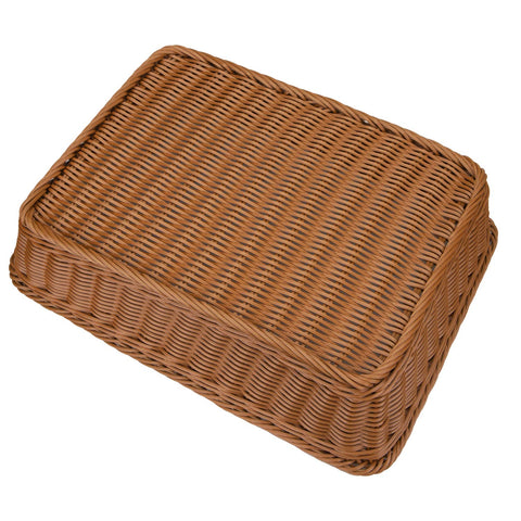 Yarlung imitation rattan brown texture adds warm ambiance to any table.