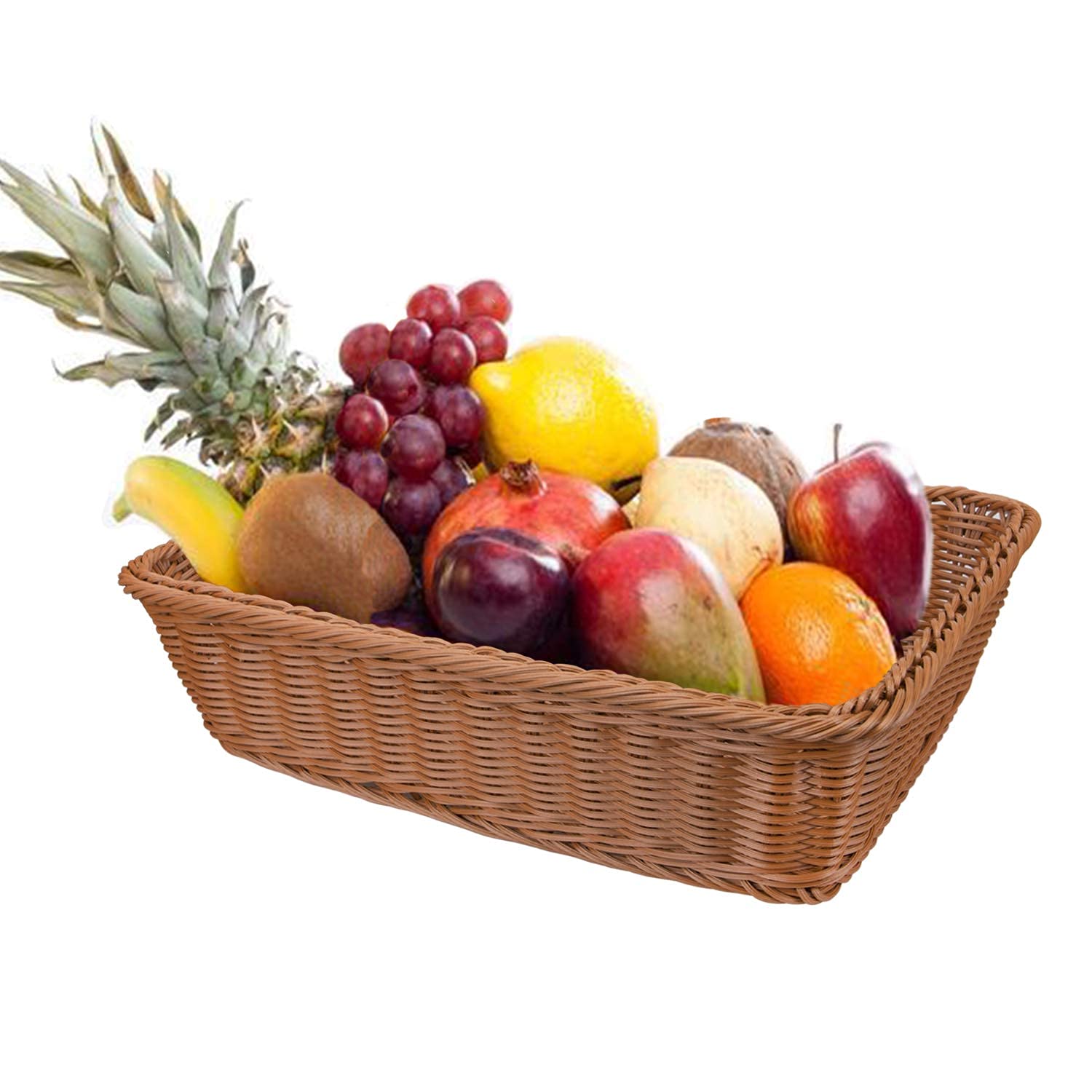Yarlung reinforced rim bread basket keeps contents steady and safe.