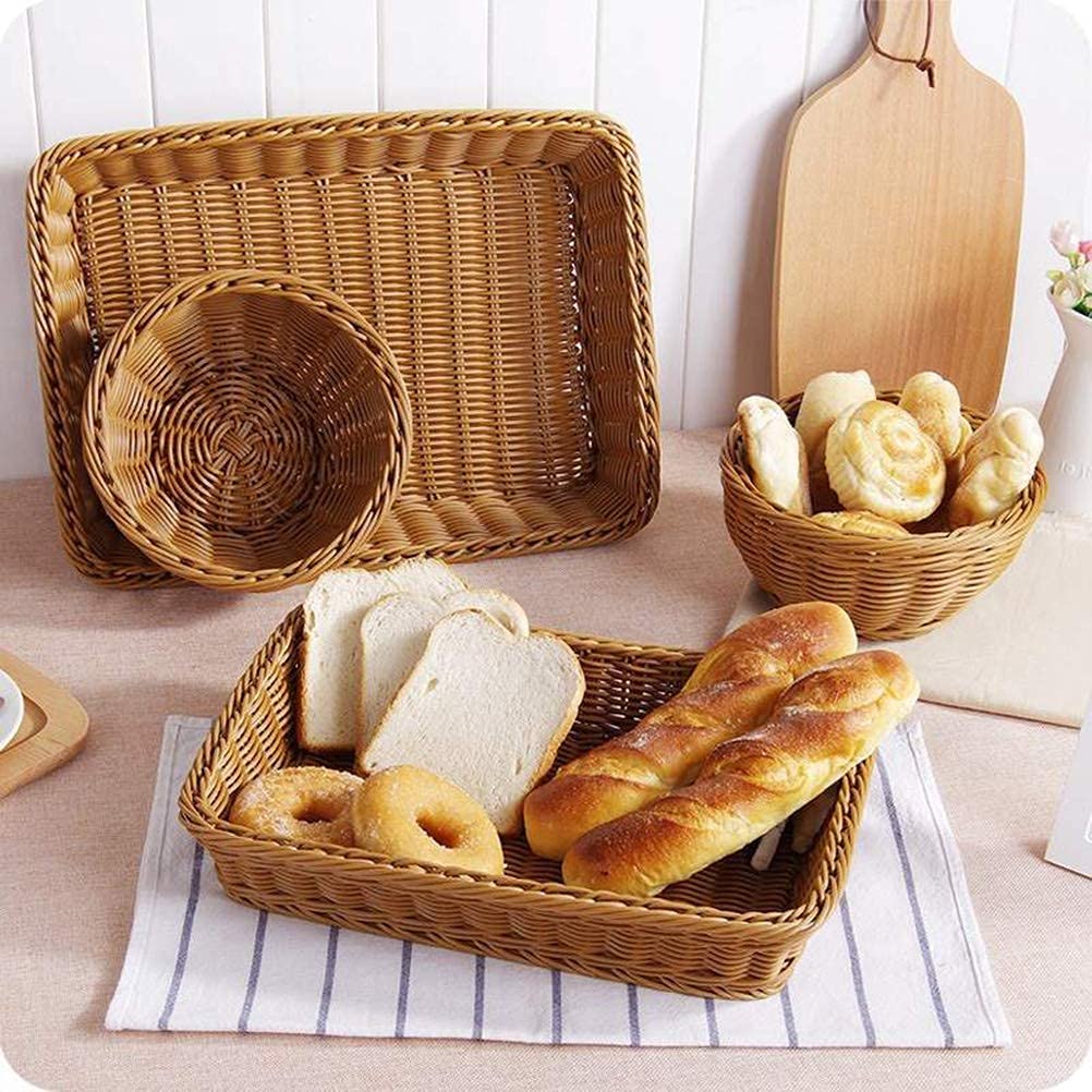 Yarlung serving baskets ideal for breads, fruit, crackers, and other snacks.