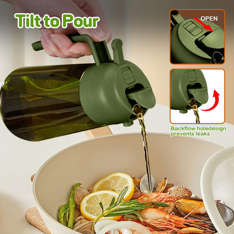 YARRAMATE transparent glass shows oil level at a glance for easy topping up.