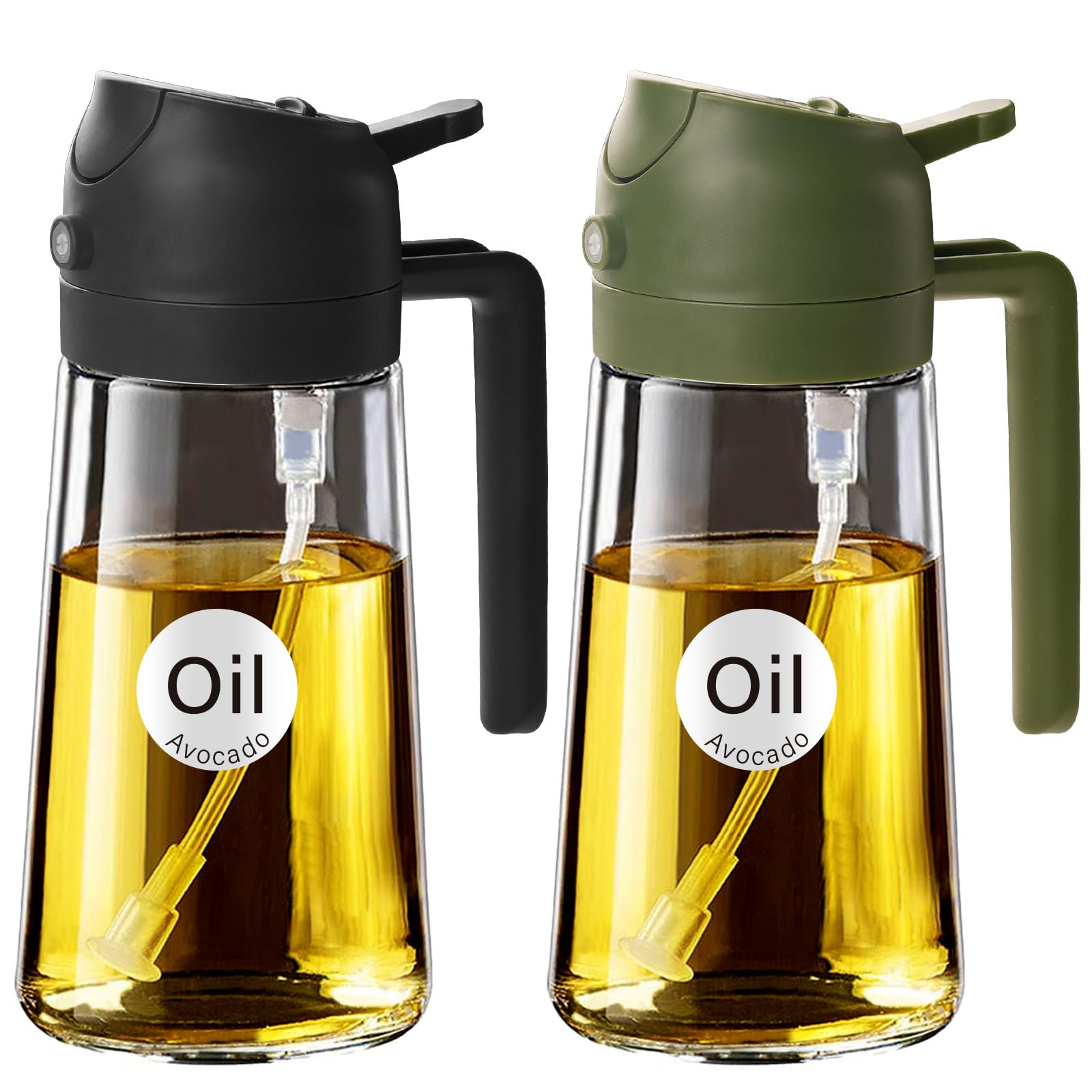 YARRAMATE olive oil sprayer set two bottles ideal for salads and dressings