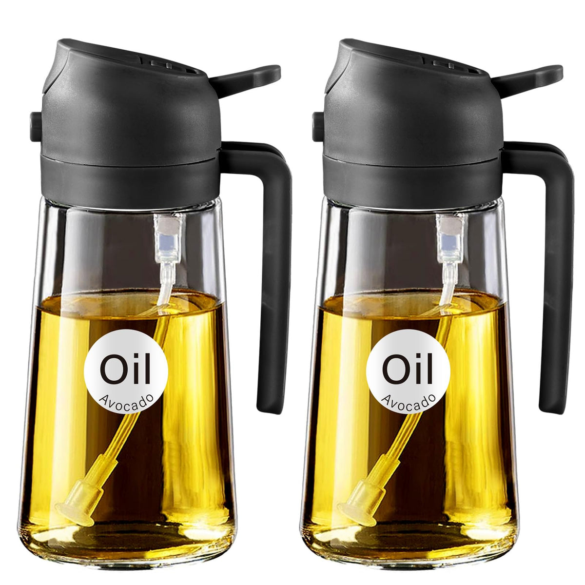 YARRAMATE olive oil dispenser bottle pour enables precise flow for dressings and sautéing.