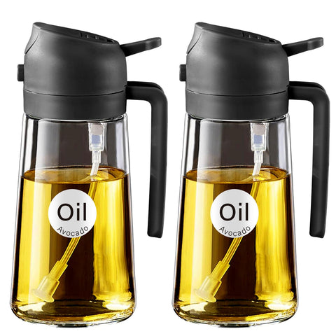 YARRAMATE olive oil dispenser bottle pour enables precise flow for dressings and sautéing.
