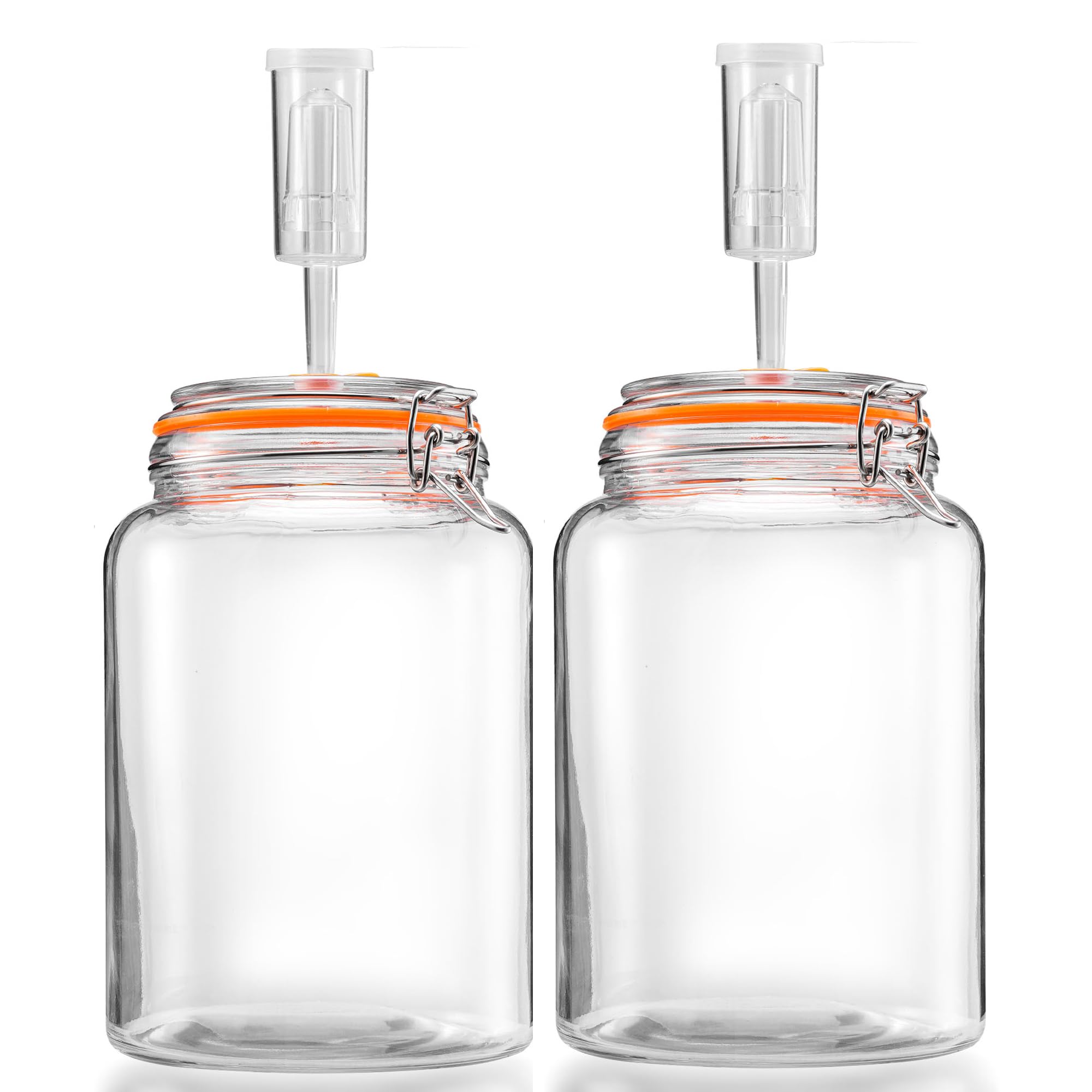 YARWELL 1-gallon fermentation jar with airlock for fresh kraut and tangy kimchi.