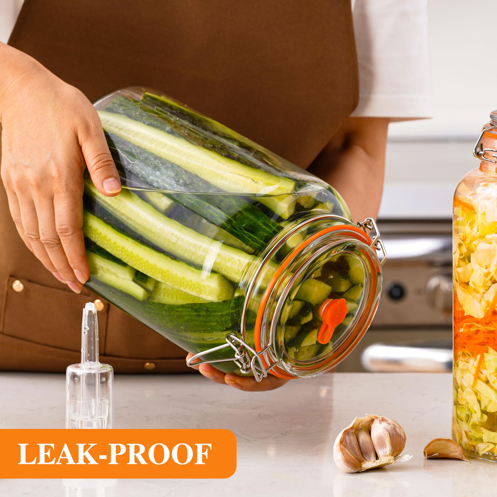 YARWELL easy-clean design simplifies post-fermentation care.