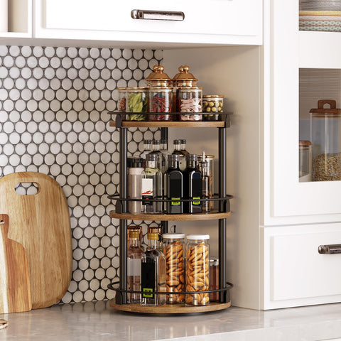 YATINEY ready-to-use spice organizer ships with instructions.