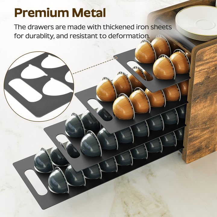 YATINEY KH06BR right-side cup hooks provide quick access for cups.