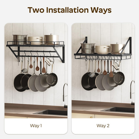 Vertical, space-saving design frees countertop space for cooking routines.