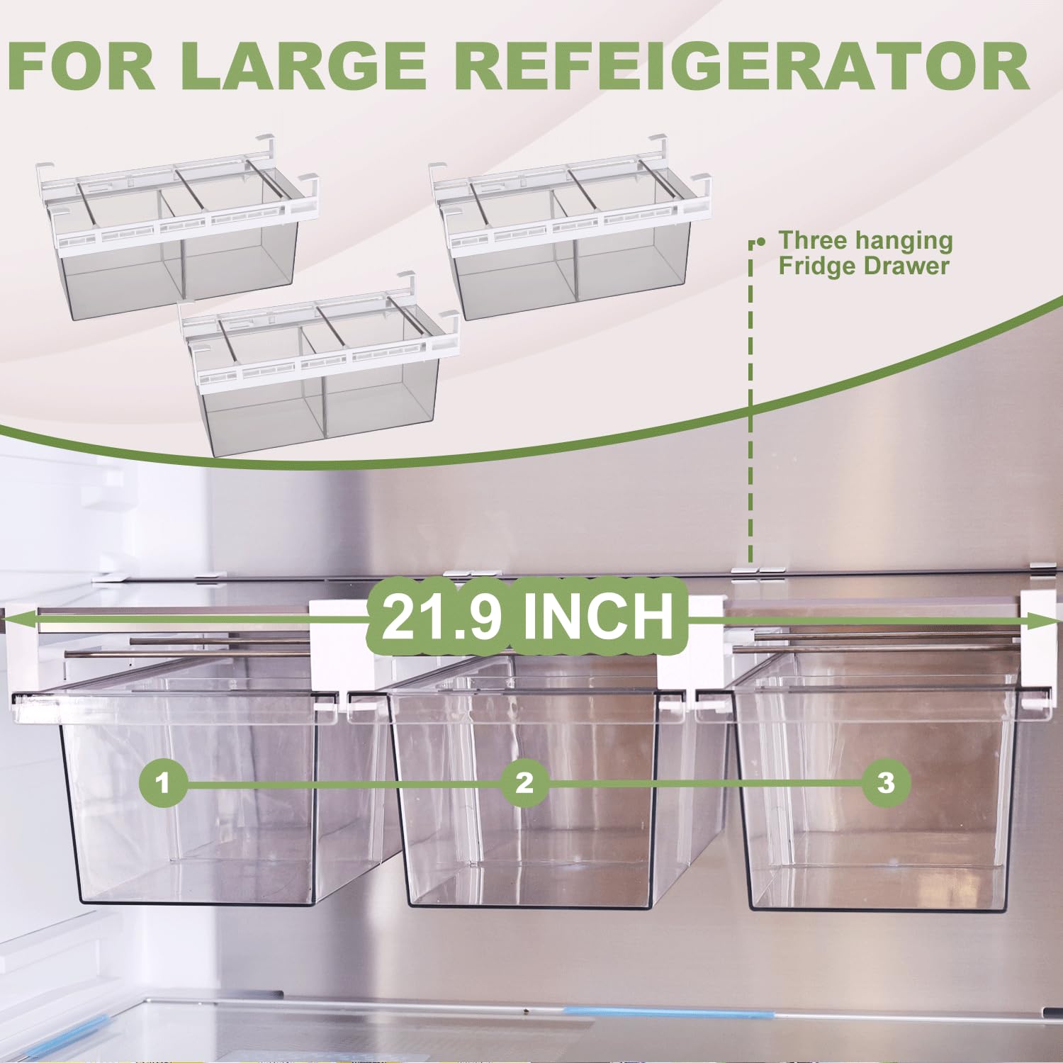 Yatmung fridge organization solution supports daily meal prep.