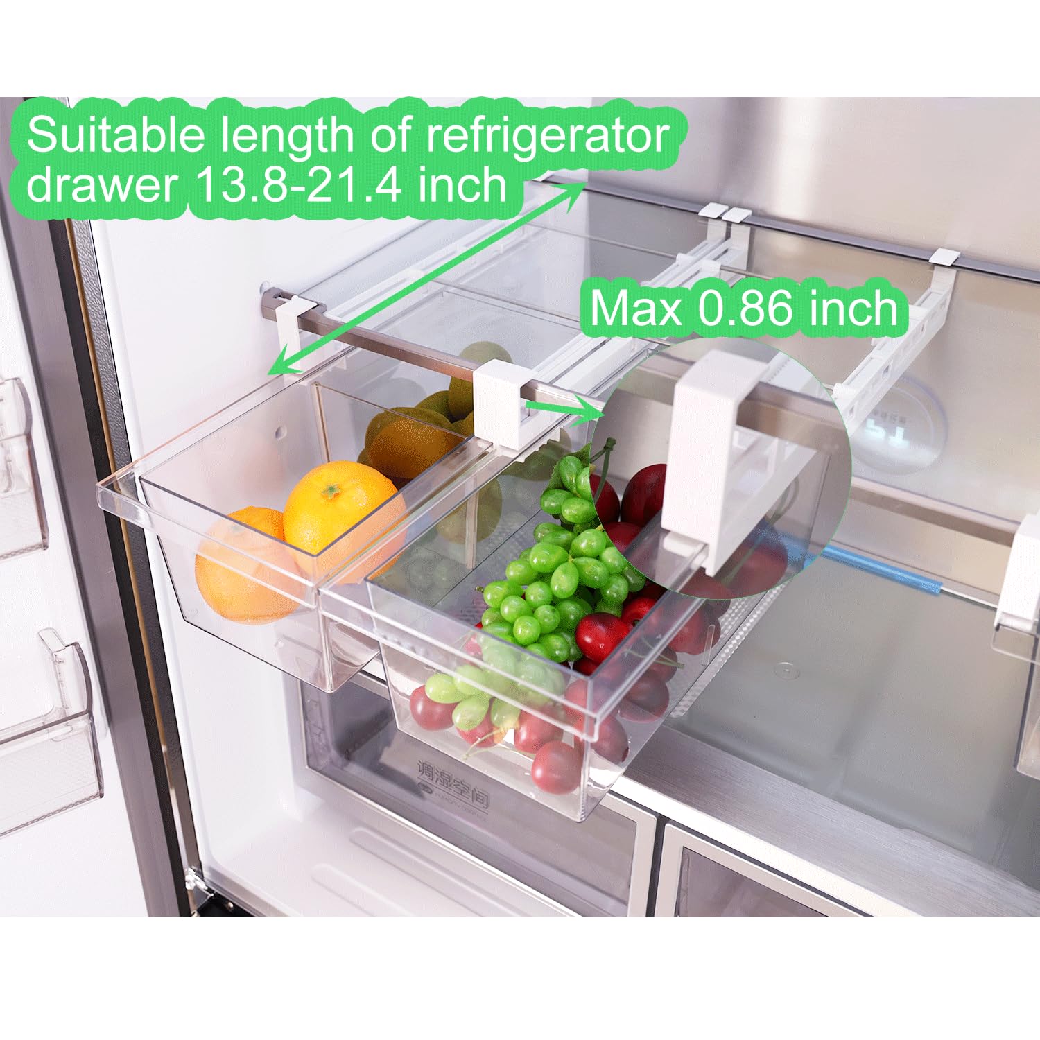 Yatmung meat cheese produce storage keeps items neatly organized.