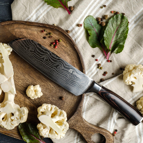 Yatoshi 5-inch Santoku knife versatile for small prep tasks