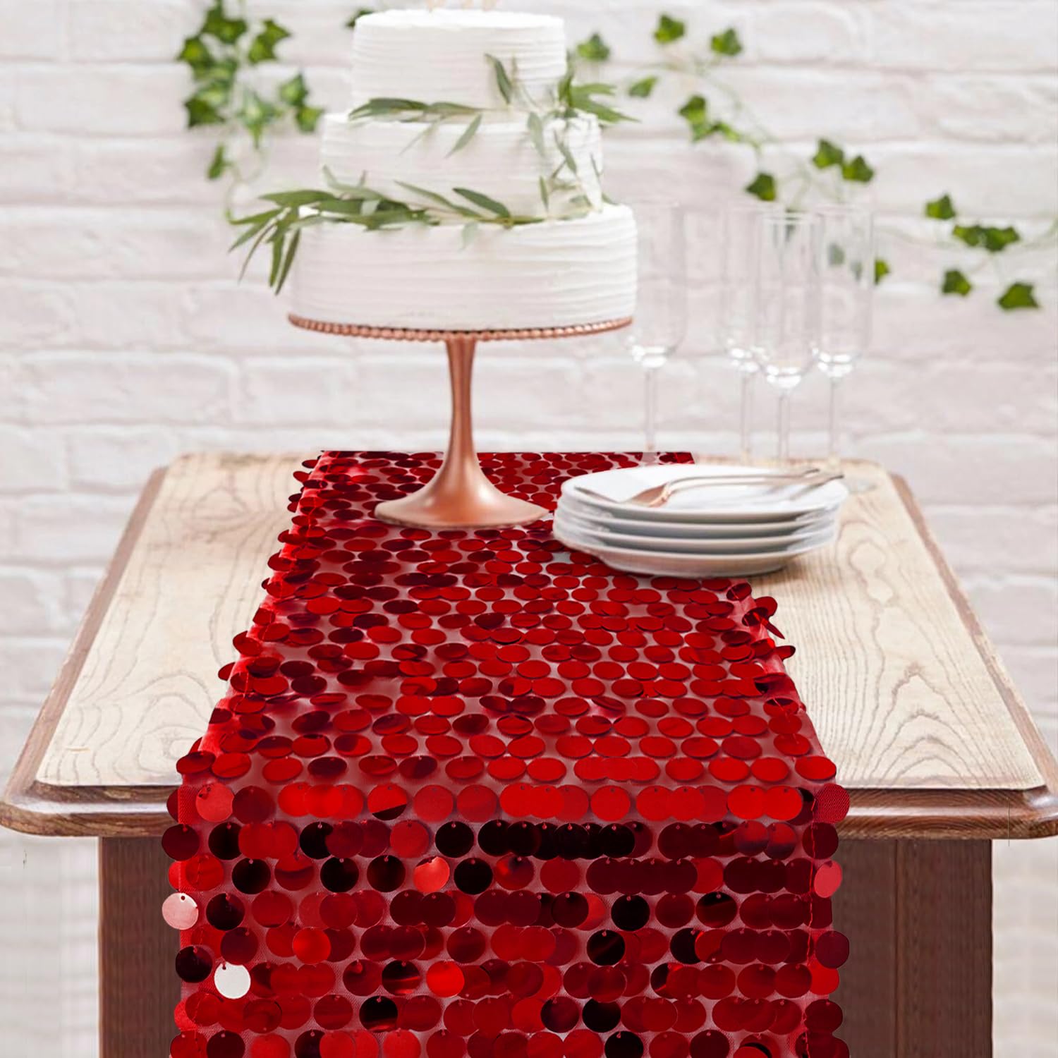 Yblut sequin table runner care directions help keep shine longer.