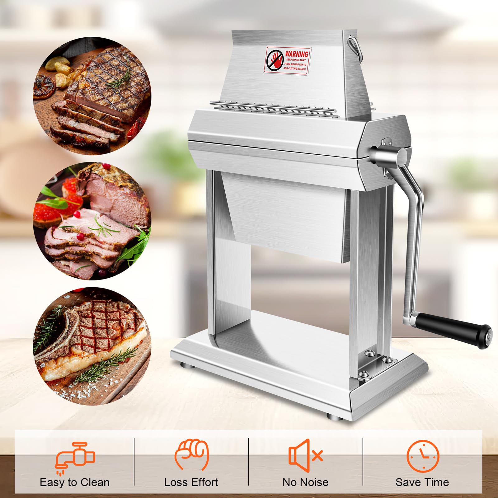 YBSVO tenderizer with easy-clean design simplifies hygiene after use