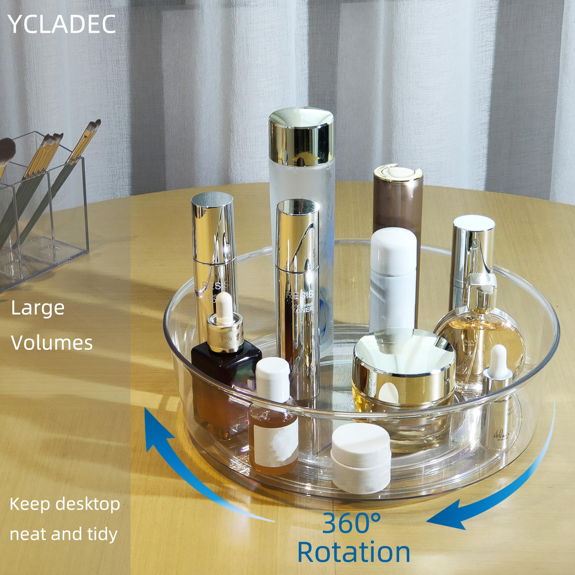 YCLADEC BPA-free plastic construction ensures easy cleaning and maintenance.
