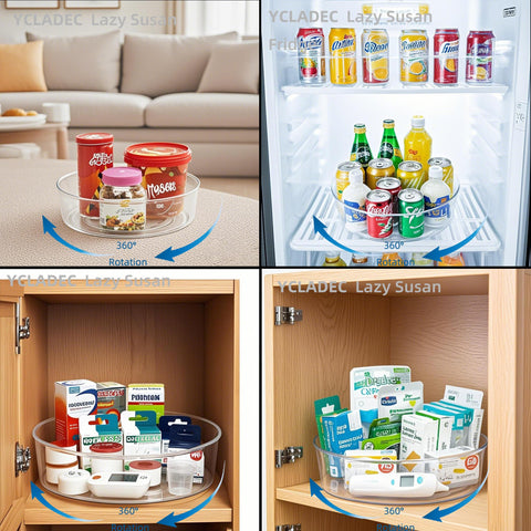 YCLADEC perfume holder display keeps bottles within easy reach.