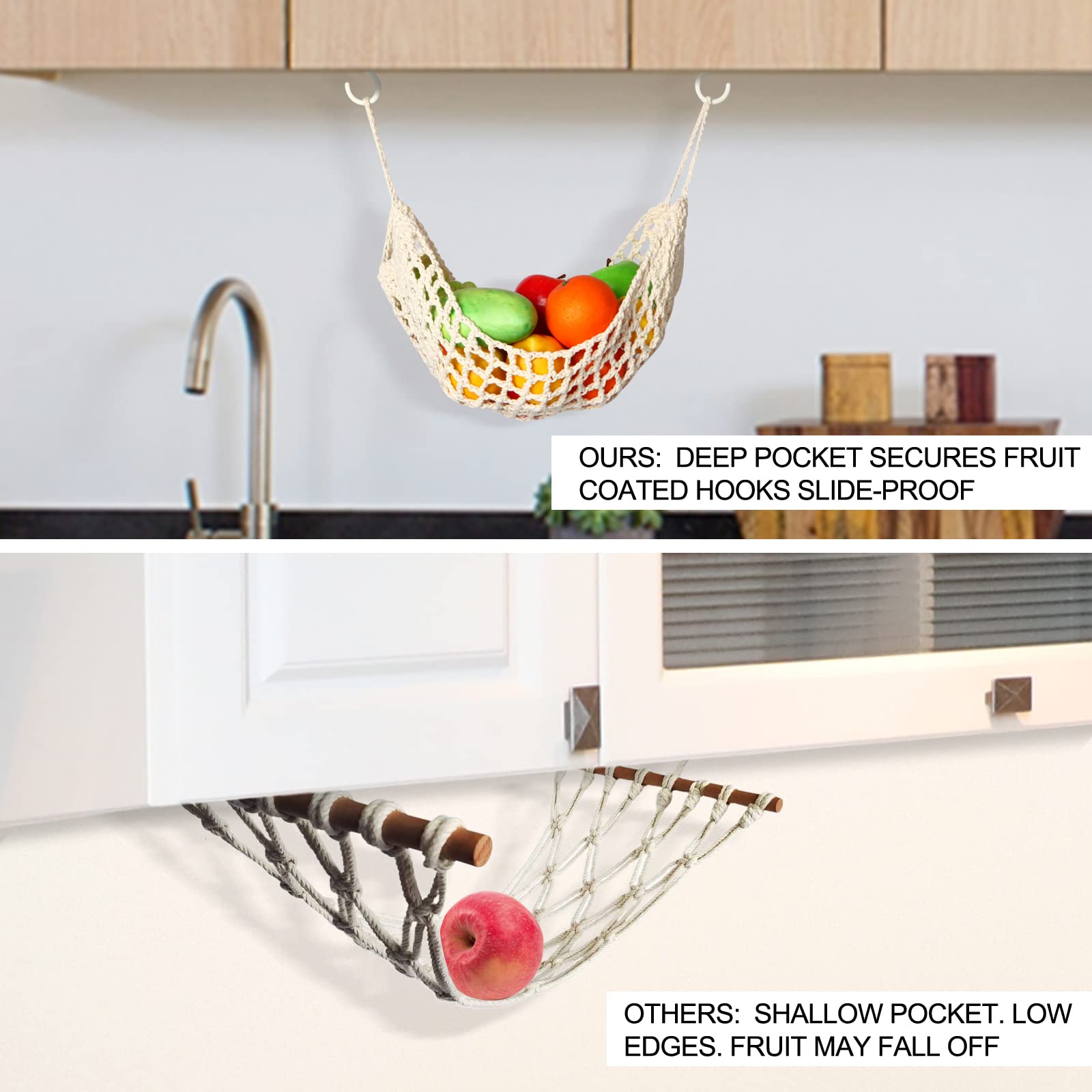 Ycsst hammock hardware includes screw-in hangers and S-hooks for easy installation.