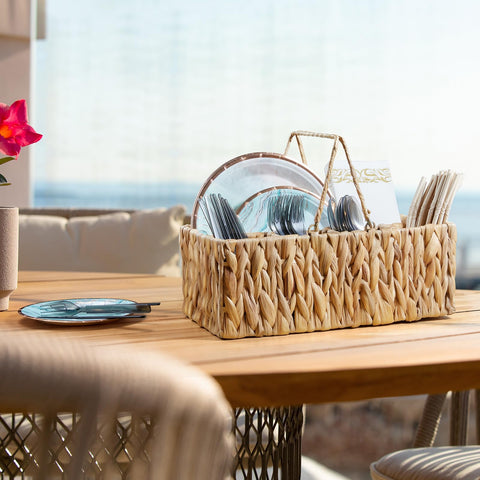 YCXNBHH party utensil caddy simplifies hosting and on-table organization.