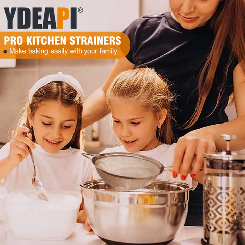 Ydeapi strainer with sturdy handle designed for comfortable use