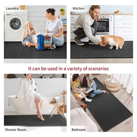YDKGL kitchen mat durable design resists wear over years.