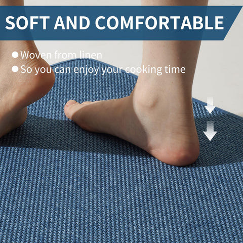 YDKGL floor protector mat blue guards hardwood and tile surfaces