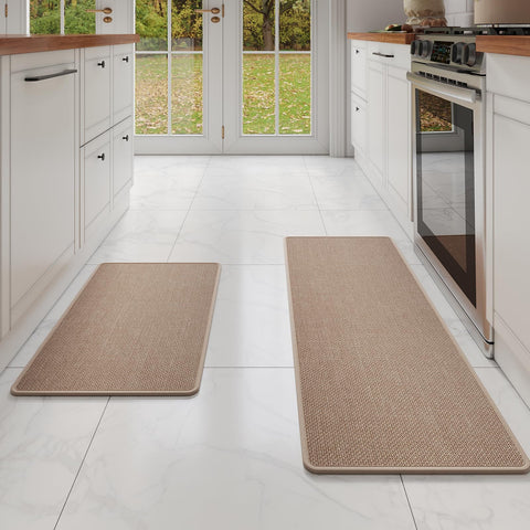 YDKGL kitchen mat at the front of the sink, water-absorbent for a drier counter.